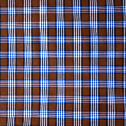 Small blue/brown checkered Lungi