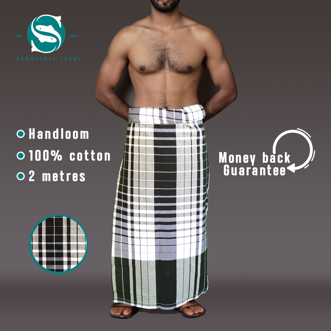 Black/white Lungi