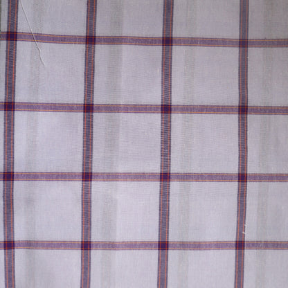 Big Lite maroon checkered white Lungi